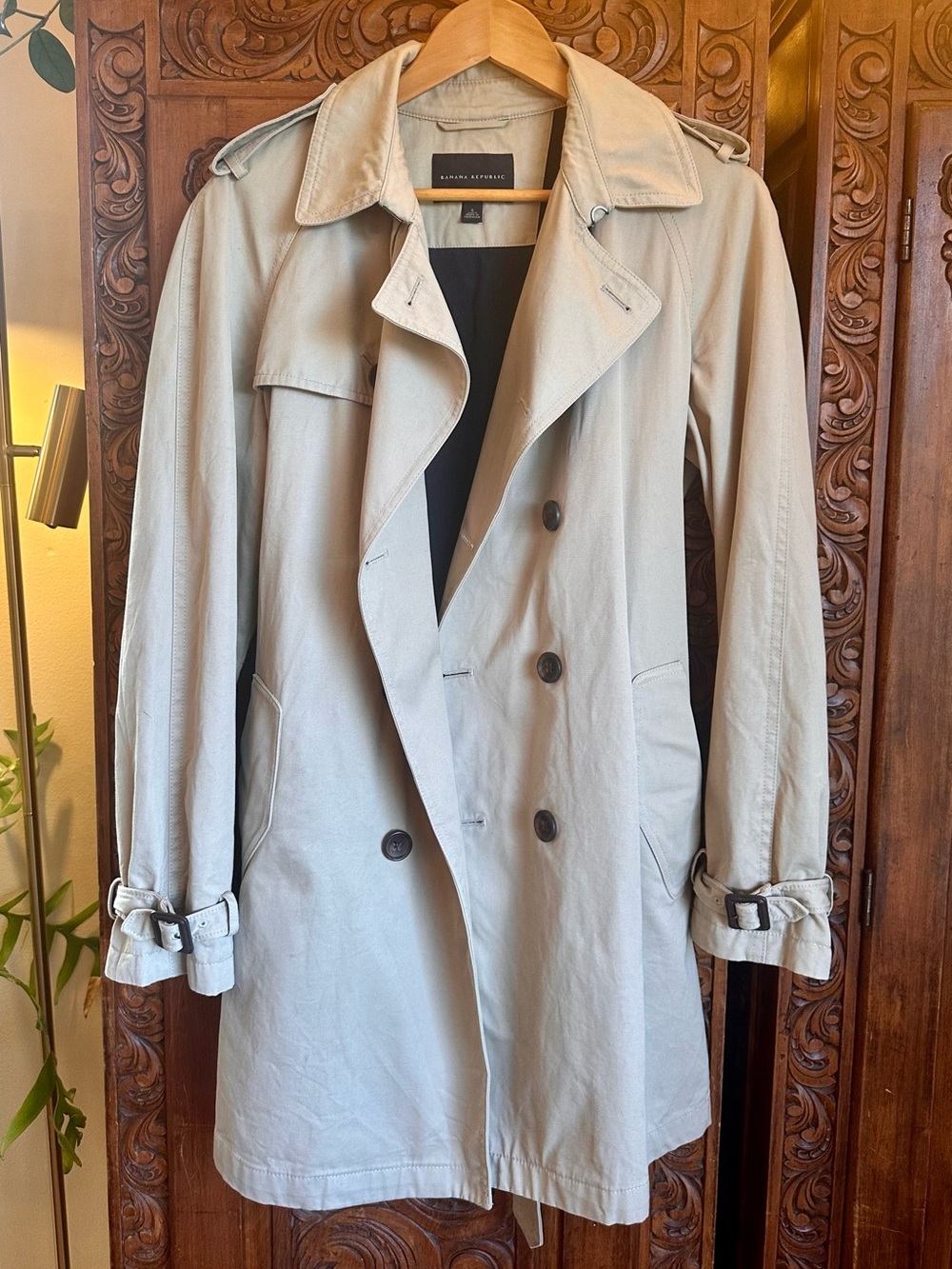 Black label y2k banana republic trench S
